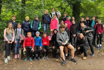 Okresní kolo Přespolního běhu v lesoparku Štěpánka