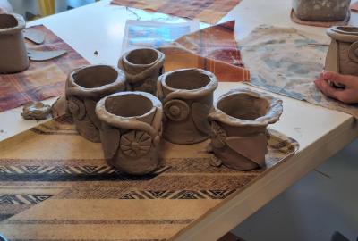 Práce v keramické dílně